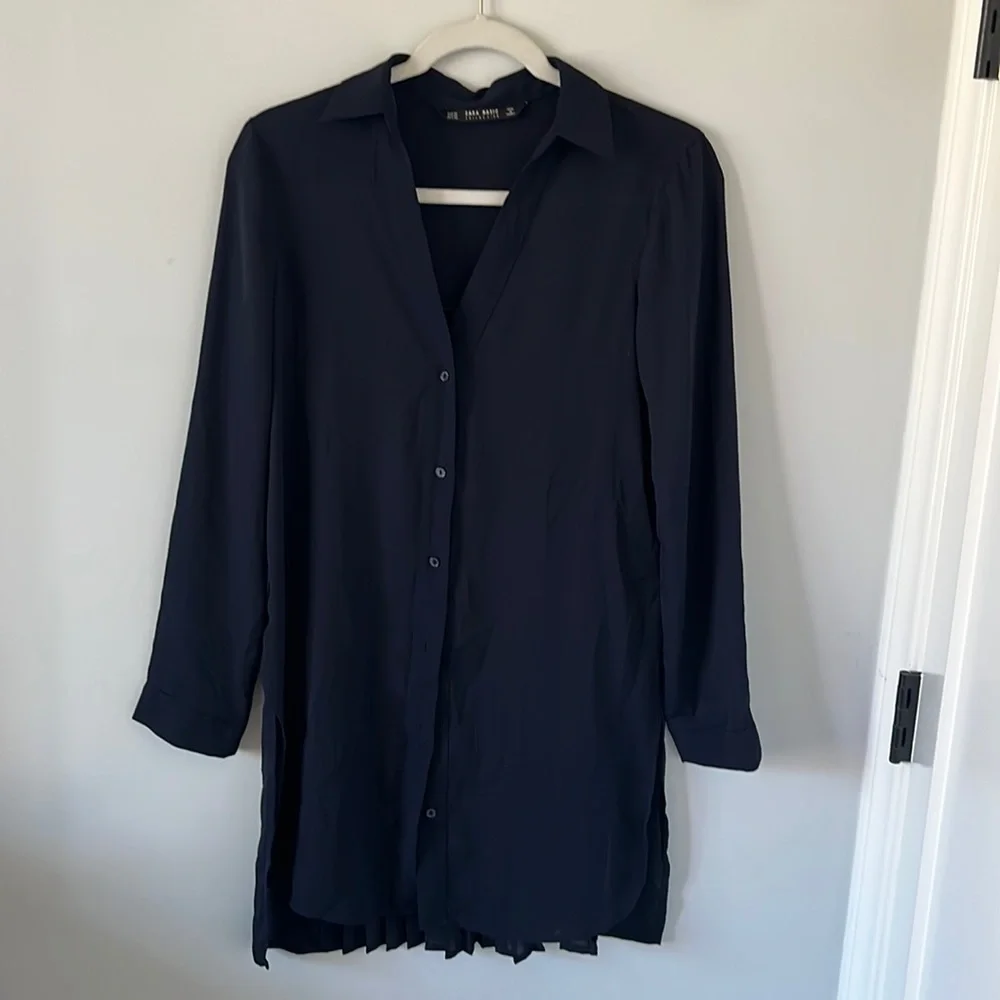 Sheer button down shirt - Picture 1 of 2